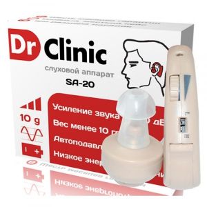 Усилитель звука «Dr.Clinic SA-20» заушного типа