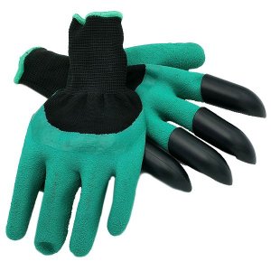 Перчатки садовые с когтями «Garden Genie gloves»