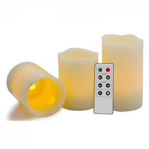 Светодиодные свечи LEDCandle мод. S-3PC (набор 3 шт. с пультом ДУ)