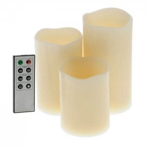 Светодиодные свечи LEDCandle мод. S-3PC (набор 3 шт. с пультом ДУ)